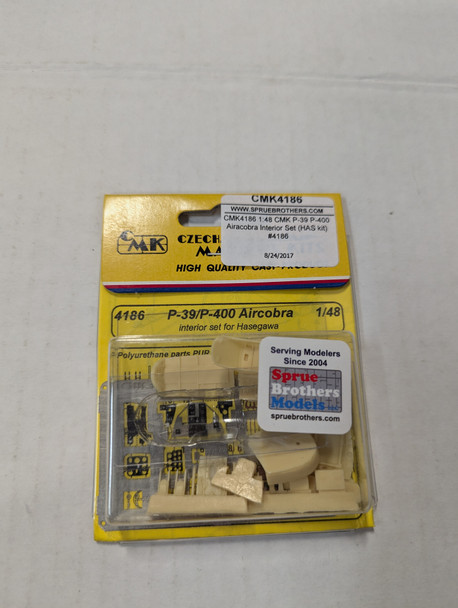 RESALE SHOP - CMK Interior Set For 1/48 Hasegawa P-39/P-400 Aircobra ---Item 4186