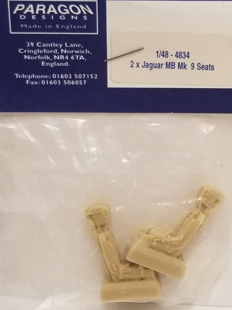 RESALE SHOP - Paragon Designs 2x Jaguar MB Mk 9 Seats 1/48 4834