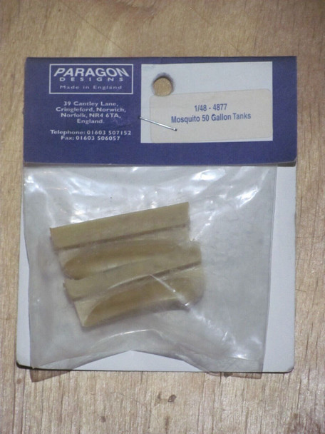 RESALE SHOP - 1/48 - Mosquito 50 Gallon Tanks - Paragon Designs - #4877 - New