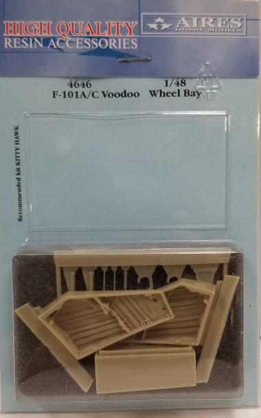 RESALE SHOP - Aires High Quality Resin Accessories 1:48 Wheel Bay F-101A/C Vooddoo Kitty Hawk