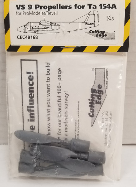 RESALE SHOP - Cutting Edge VS 9 Popellers For Ta154A For Pro Modeler/ Revell 1/48