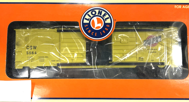 RESALE SHOP - Lionel O27 #6-36732 Chicago & NW Jumping Hobo Box Car- NEW