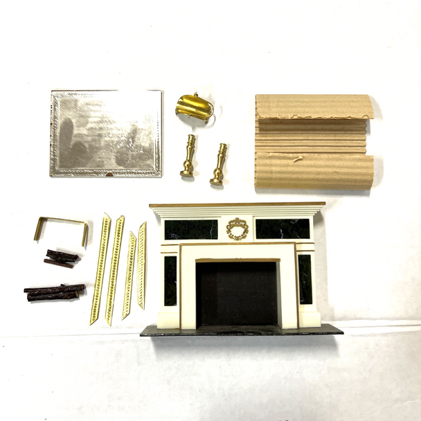 RESALE SHOP - VTG 1:16 IDEAL Petite Princess Dollhouse Miniature Regency Hearthplace 