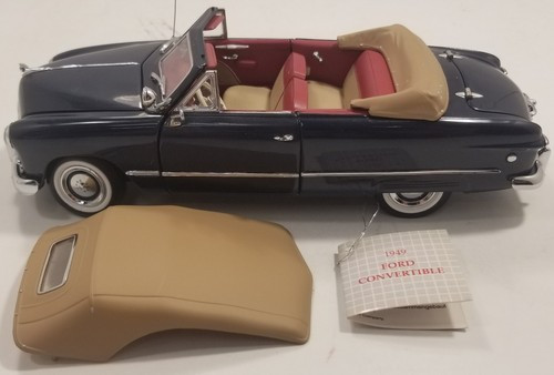 RESALE SHOP - Franklin Mint Models1:24  1949 Ford Custom Convertible #B11WL72 - no COA - NIOB