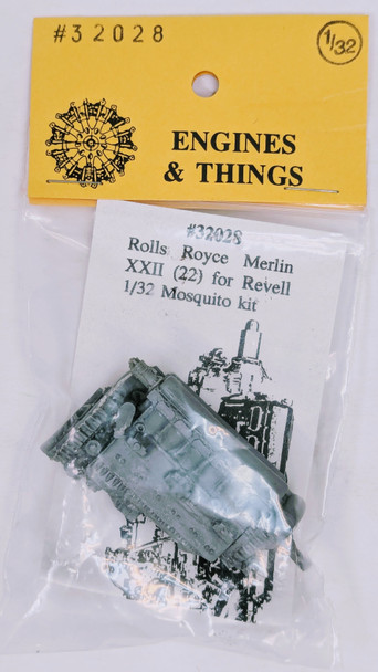RESALE SHOP - Engines & Things 1:32 Rolls Royce Merlin XXII for Revell Mosquito - Kit #32028
