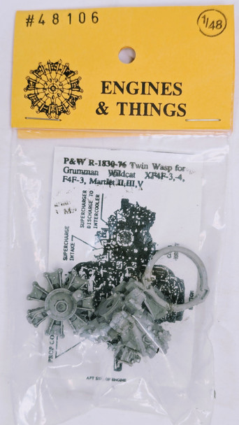 RESALE SHOP - Engines & Things 1:48 P&W R-1830-76 Twin Wasp Radial Engine - Kit #48106