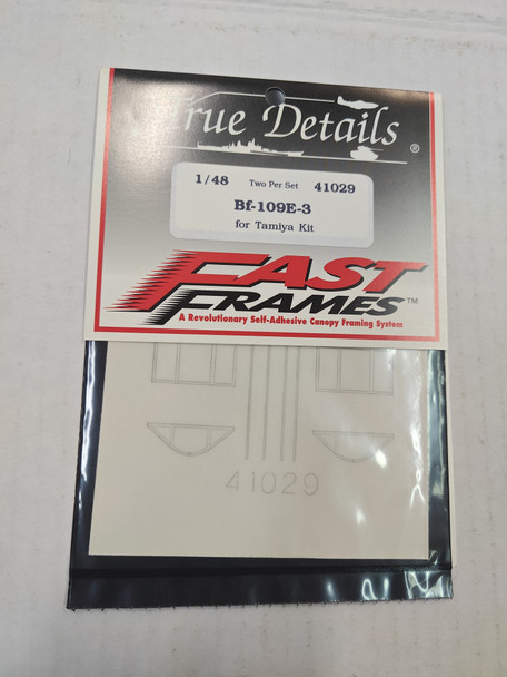 RESALE SHOP - True Details 1/48 Bf-109E-3 Fast Frames For Tamiya Kit 41029