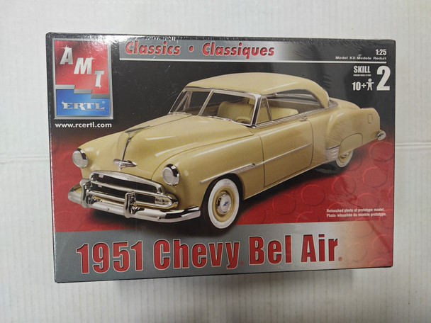 RESALE SHOP - AMT ERTL 1/25 Classics 1951 Chevy Bel Air Plastic Car Model Kit 31925