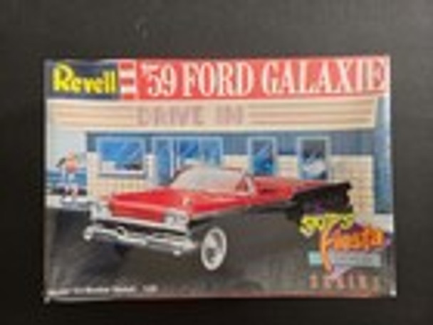 RESALE SHOP - Revell '59 Ford Galaxie Skip's Fiesta Drive-in Series 1:25 Scale RESALE SHOP - Revell '59 Ford Galaxie Skip's Fiesta Drive-in Series 1:25 Scale