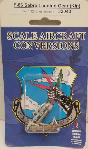 RESALE SHOP - Scale Aircraft Conversions 1/32 F-86 Sabre Landing Gear (For Kinetic/ Italeri)