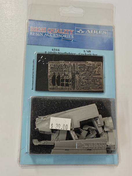 RESALE SHOP - AIRES 1/48 F-104D Starfighter Cockpit Set Model Detail Kit 4344