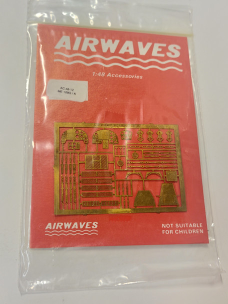 RESALE SHOP - AIRWAVES 1/48 ME 109G/K Model Detail Set 4812