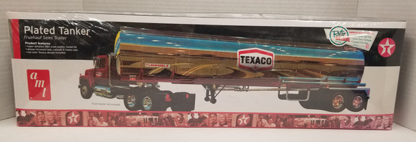 RESALE SHOP - AMT 1/25 Fruehauf Semi Trailer Plated Tanker Texaco 684-06