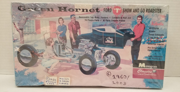 RESALE SHOP - Monogram 1/24 Green Hornet Ford "T" Show and Go Roadster 85-0061
