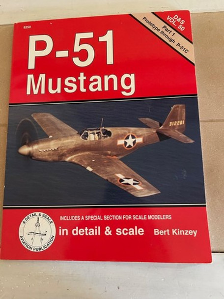 RESALE SHOP - P-51 Mustang D&S Vol. 50 Aviation Publication from 1996 by Bert Kinzey, 72 pgs.