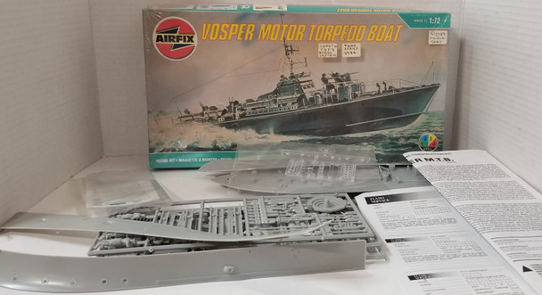 RESALE SHOP - Airfix 1/72 VOSPER MOTOR TORPEDO BOAT 05280 Complete with Decals (1989)