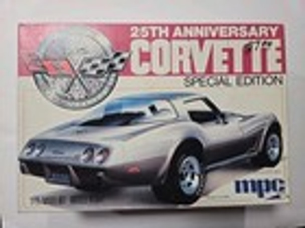 RESALE SHOP - Vintage MPC 25th Anniversary Corvette Special Edition 1/25 Model Kit