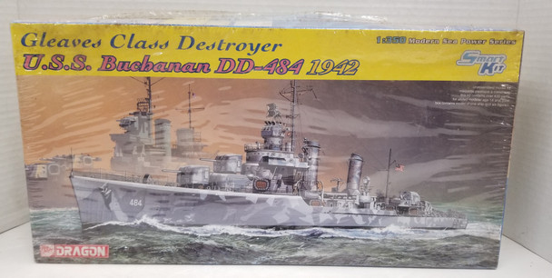 RESALE SHOP - Dragon 1/350 Gleaves Class Destroyer U.S.S Buchanan DD-484 1942 1021