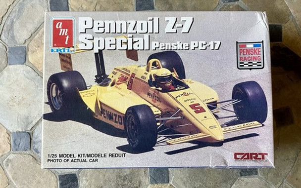 RESALE SHOP - PENNZOIL Z-7 SPECIAL PENSKE PC-17 INDYCART AMT 1/25 MODEL KIT 6880 AMT ERTL 1988