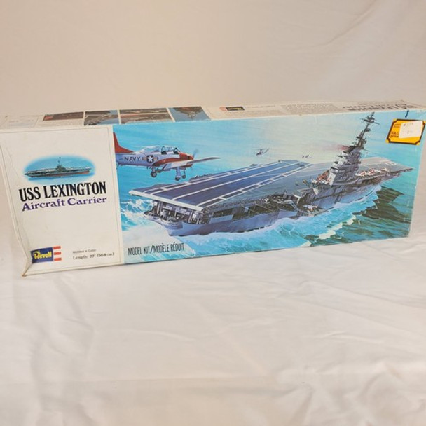 RESALE SHOP - Revell U.S.S. Lexington Aircraft Carrier Model Kit #H-444 1:530
