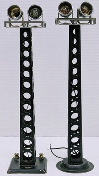 RESALE SHOP - Lot of 2 Marx Spotlight Towers - Preowned