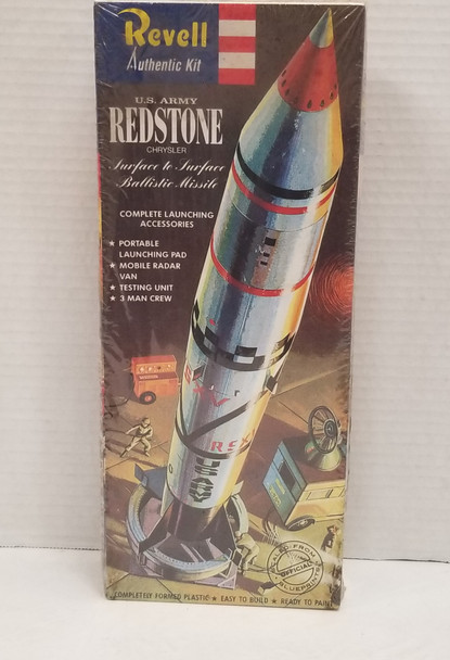 RESALE SHOP - Revell Authentic Kit U.S Army Redstone Chrysler Ballistic Missile 1832-79 RESALE SHOP - Revell Authentic Kit U.S Army Redstone Chrysler Ballistic Missile 1832-79