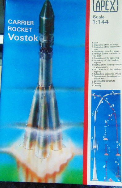 RESALE SHOP - Carrier Rocket Vostok APEX 1:144 - Model Kit