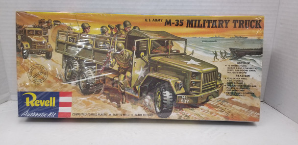 RESALE SHOP - Revell Authentic Kit U.S Army M-35 Military Truck #537-129
