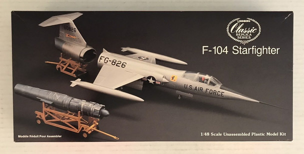RESALE SHOP - Lindberg 1/48 F-104 Starfighter Plastic Model Kit 537 Classic Replica Series
