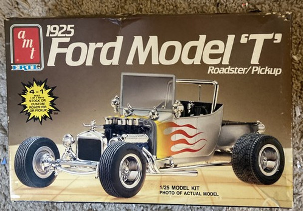RESALE SHOP - AMT #6512 '25 Ford Model T Roadster/Pickup 1:25 4 in 1 Build Stock/ Custom