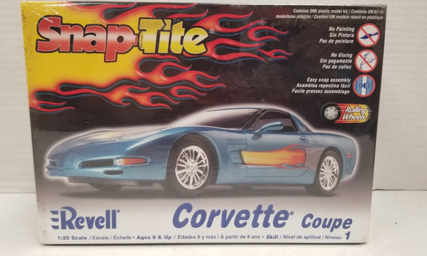 RESALE SHOP - Revell 1/25 SnapTite Corvette Coupe #85-1936