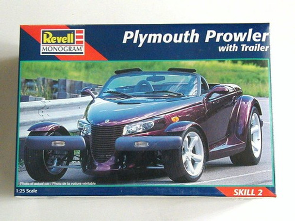 RESALE SHOP - Revell Plymouth Prowler with Trailer #85-7631 1/25