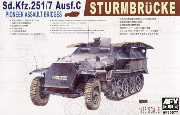 RESALE SHOP - AFV Club 1:35 German Sd.Kfz.251/7 Ausf.C with Sturmbrucke Assault Bridge RESALE SHOP - AFV Club 1:35 German Sd.Kfz.251/7 Ausf.C with Sturmbrucke Assault Bridge