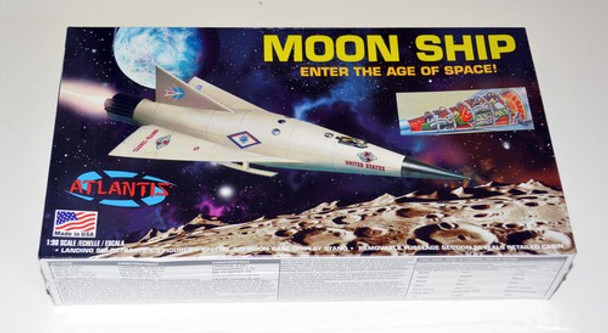 RESALE SHOP - ATLANTIS #H1825 MOON SHIP RE-ISSUE 2021 1/96TH SCALE Sealed Parts