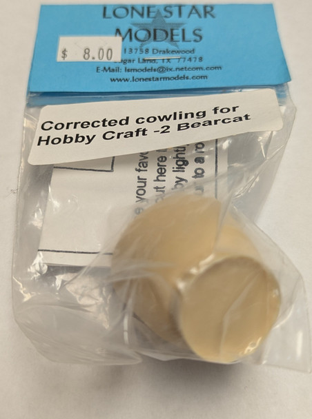 RESALE SHOP - Lone Star Models Corrected Cowling For Hobby Craft-2 Bearcat
