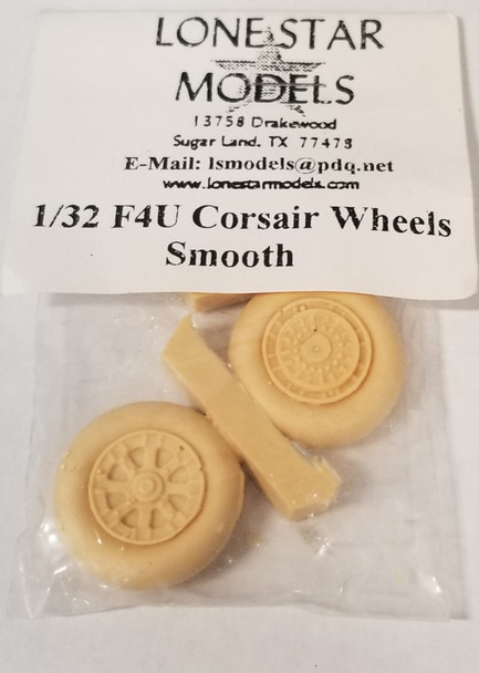 RESALE SHOP - Lone Star Models 1/32 F4U Corsair Wheels Smooth
