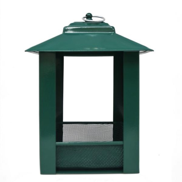 OakridgeStores.com | Backyard Essentials - Green Metal Pavilion Feeder - 13oz Seed Capacity - BE230 645194780415