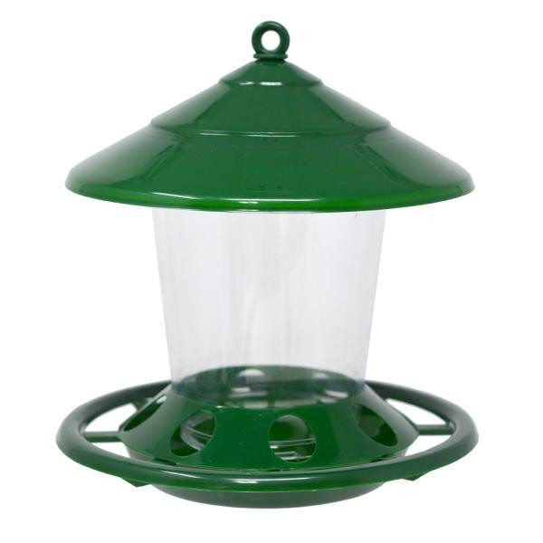 OakridgeStores.com | Backyard Essentials - Green Recycled Flight Café Feeder - 8-Port - BE239 645194780514
