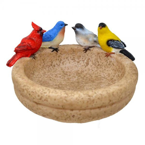 OakridgeStores.com | Gift Essentials - Backyard Decorative Birds Bath and Feeder - Dual Function - GE416 645194085985
