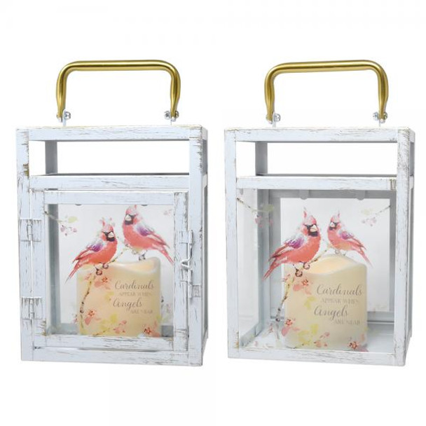 OakridgeStores.com | Gift Essentials - Cardinals Appear - LED Lantern - GE430 645194086364