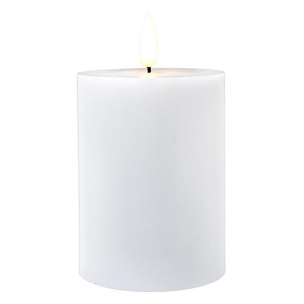 OakridgeStores.com | Gift Essentials - White LED Pillar Candle - 4 Inch - GE5005 645194086418