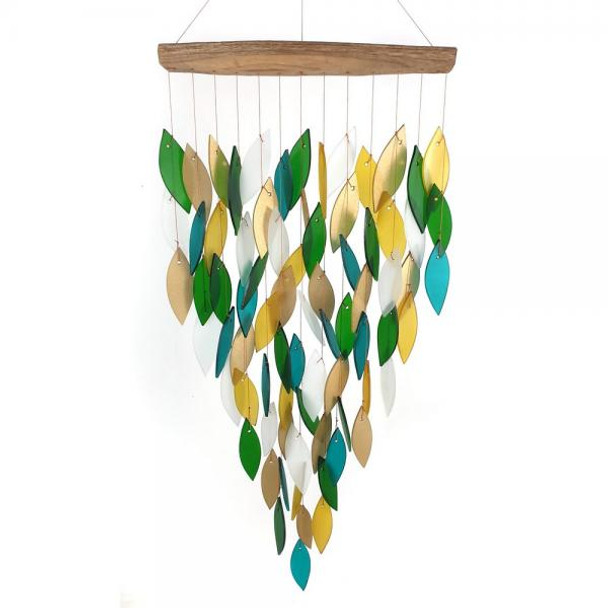 OakridgeStores.com | Gift Essentials - Deluxe Rainforest Waterfall Glass Chime - Handcrafted Outdoor - GEBLUEG802 645194084360 OakridgeStores.com | Gift Essentials - Deluxe Rainforest Waterfall Glass Chime - Handcrafted Outdoor - GEBLUEG802 645194084360
