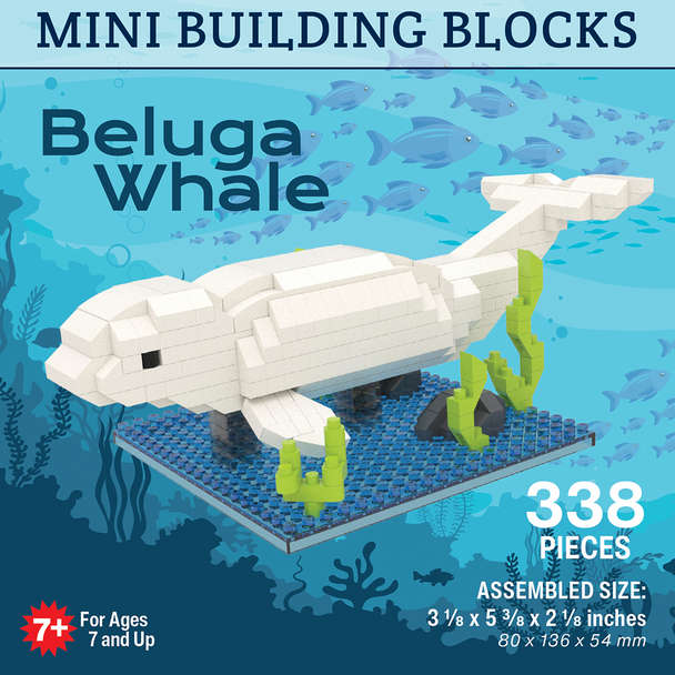 OakridgeStores.com | Impact Photographics - MiniBlock Beluga Building Set - for Teens and Adults - IMP92402 802285415988