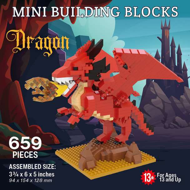 OakridgeStores.com | Impact Photographics - Dragon Mini Building Blocks Set - for Teens and Adults - IMP92406 802285416022