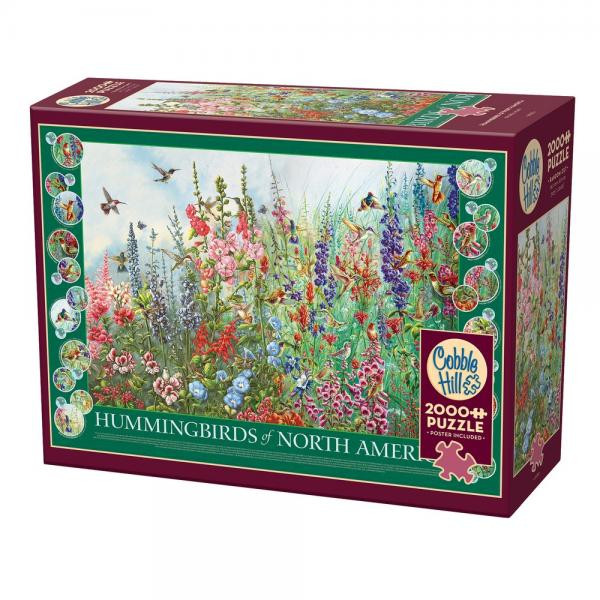 OakridgeStores.com | Cobble Hill - Hummingbirds of North America - 2000 Piece Puzzle - OMP49015 625012490153