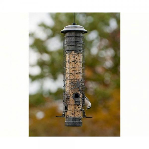 OakridgeStores.com | Woodlink - Dragonfly Squirrel Proof Feeder - Steel Cage - 2.5 lbs Seed Capacity - WL23812 047977008059