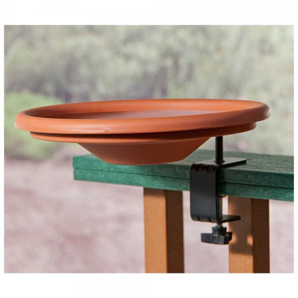 OakridgeStores.com | Woodlink - Deck Mount Bird Bath - Steel and Polypropylene - WL23891 047977010113