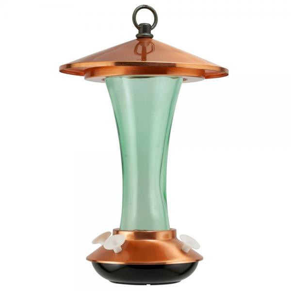OakridgeStores.com | Woodlink - Mid-Century CopperTop Hummingbird Feeder - Copper Finish - 16 oz - WL24963 093432249635