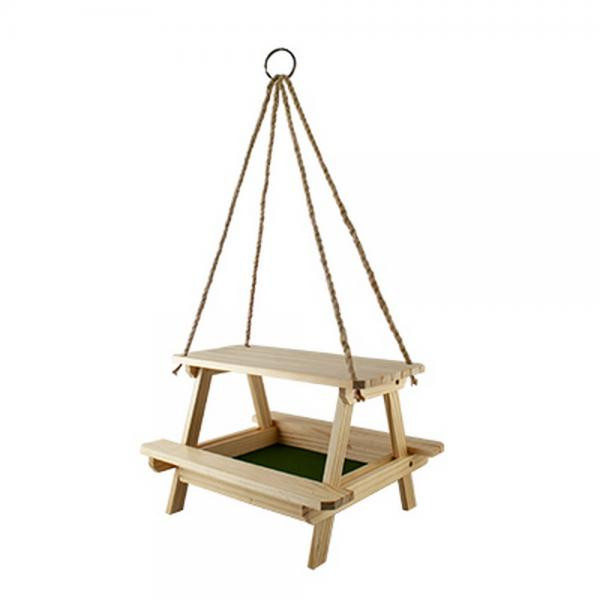 OakridgeStores.com | Woodlink - Lake & Cabin Picnic Table Platform Feeder - 1.5 lb Seed Capacity - WL25425 093432254257