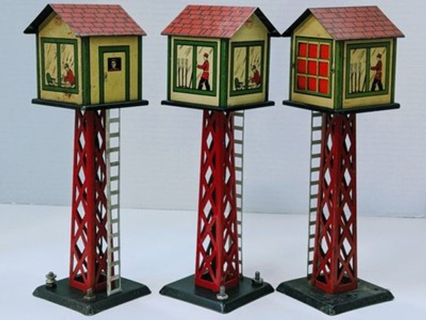 RESALE SHOP - Lot of 3 Marx Switch Towers - Preowned